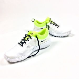 Women’s Nike Akamai Golf Shoes White Volt Black